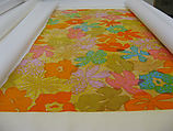 "Midsummer Velvet" Textile, Don Wight American, Cotton