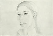 Susan, Alex Katz  American, Graphite on paper