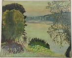 The Seine at Vernon, Pierre Bonnard  French, Oil on canvas