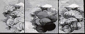 Triptych, Dorothy Ruddick American, Silk and linen