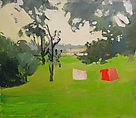 Clothesline, Fairfield Porter  American, Oil on canvas