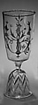 Double-cup glass, Attributed to Maria Vera Brunner (Austrian, 1885–1965), Painted glass
