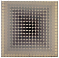 "C.T.A. 103 Argent" Tapestry (Aubusson No. 1456, 3/6), Victor Vasarely French, born Hungary, Wool
