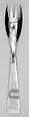 Fork, Gio Ponti Italian, Stainless steel
