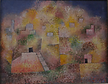 Oriental Pleasure Garden, Paul Klee  German, born Switzerland, Oil on cardboard