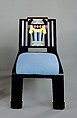 "Sheraton" Chair (model no. 664), Robert Venturi  American, Molded plywood, printed plastic laminate, rubber, upholstery