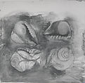 Shells, Jim Dine  American, Oil, enamel, pastel and charcoal on paper, mounted on linen