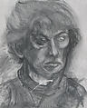 Large Study After Artaud (Nancy #1), Jim Dine  American, Charcoal, pastel, and enamel on paper