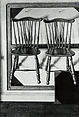Two Chairs with Portfolio, Gregory Paquette American, Charcoal and graphite on paper