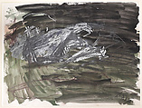 Untitled, Per Kirkeby  Danish, Opaque watercolor, oil pastel, pastel, and graphite on paper