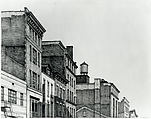 East Along Bond Street, Frederick Brosen American, Graphite on paper