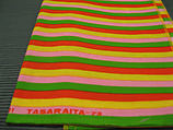 "Tasaraita" Textile Sample, Vuokko Eskolin-Nurmesniemi (Finnish, born 1930), Cotton