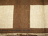 "Sääntö" Textile Sample, Vuokko Eskolin-Nurmesniemi (Finnish, born 1930), Burlap (need to confirm medium, previously labeled cotton)