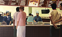 McDonald's, Number 1, Dan McCleary American, Oil on canvas