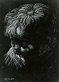 Gallowgate Guest XIV, Peter Howson  British, Pastel on black paper