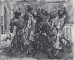 Hasidic Dance, Max Weber American, born former Russian Empire, now Poland, Oil on canvas