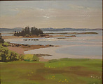 Pea Point from South Meadow, Fairfield Porter  American, Oil on pressboard