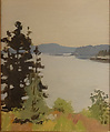View in a Haze, Fairfield Porter  American, Oil on pressboard