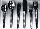 Dinner fork, Lella Vignelli  American, Silverplate