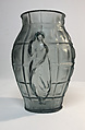 Vase, Henrich Schlevogt Czech, Glass