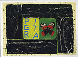 Conjunction, Red Admiral, Pietra, Joe Tilson British, Screenprint with woodblock