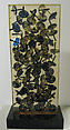 Embedded Blue Wheels, Arman (American (born France), Nice 1928–2005 New York), Polyester resin, painted aluminum