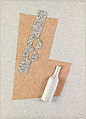 Homage to Georges Braque, Jiri Kolar  Czechoslovakian, Cut and torn pasted printed papers on wood panel