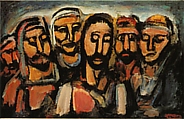 Christ and the Apostles, Georges Rouault French, Oil on canvas
