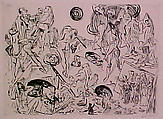 Resurrection, from the portfolio ¦Faces¦, Max Beckmann German, Drypoint
