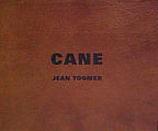 Cane (book by Jean Toomer with woodblock print illustrations), Martin Puryear  American, Artist book of typeset and woodblock prints on paper