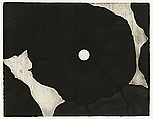 Black Flowers Sept 26 1999, Donald Sultan  American, Woodcut