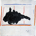 On Stage, Robert Motherwell  American, Color lithograph