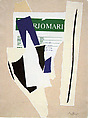 America–La France Variations, Robert Motherwell (American, Aberdeen, Washington 1915–1991 Provincetown, Massachusetts), Set of seven color lithographs with collage of torn and colored handmade papers