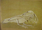 Trapped Bird, Morris Graves  American, Tempera with traces of graphite on paper, mounted on cardboard
