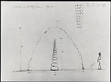 Untitled (Diagram for the Metropolitan Museum of Art Roof Garden), Andy Goldsworthy  British, Graphite on paper