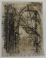 Untitled, Hedda Sterne  American, Transfer monotype drawing