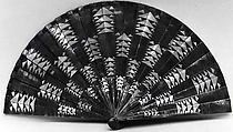 Fan, Georges Bastard French, Mother-of-pearl, silk, French