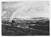 German Lineages of Salvation, Anselm Kiefer (German, born Donaueschingen, 1945), Watercolor, opaque watercolor and ballpoint pen on paper