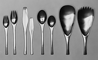 "Odin" Flatware, Jens Quistgaard Danish, Stainless steel