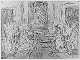 The Judgement of Solomon (#2), from ¦The Poussin Project: A Series of Prints after Nicolas Poussin¦, Leon Kossoff  British, Etching