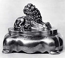 Inkstand, Anna Petrus  Swedish, Pewter