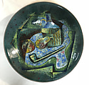 Bowl, Karl Drerup American, born Germany, Enamel on copper