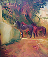 Horses, Paul-Albert Besnard  French, Oil on canvas
