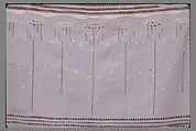 Banquet cloth, Hector Guimard (French, Lyons 1867–1942 New York), Cotton on linen