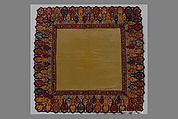 Table cover, Unknown Designer, Silk, wool, cotton, beads