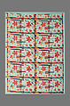 Textile piece, Wiener Werkstätte, Cotton