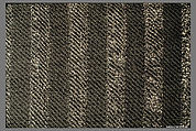 Textile sample, Anni Albers  American, born Germany, Cotton, metal foil