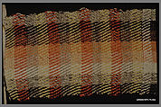 Textile sample, Anni Albers  American, born Germany, Jute, linen and synthetic