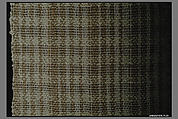 Textile sample, Anni Albers  American, born Germany, Linen, rayon and synthetic yarn