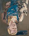 Working Man from Dresden - Portrait of M.G.B, Georg Baselitz  German, Synthetic resin emulsion paints (Dispersionsfarbe) on canvas